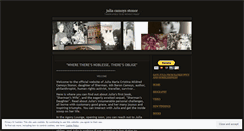Desktop Screenshot of juliastonor.wordpress.com