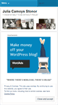 Mobile Screenshot of juliastonor.wordpress.com