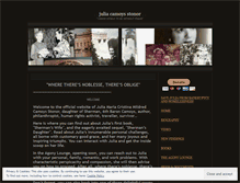 Tablet Screenshot of juliastonor.wordpress.com