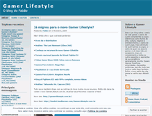 Tablet Screenshot of gamerlifestyle.wordpress.com