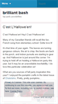 Mobile Screenshot of brilliantbash.wordpress.com