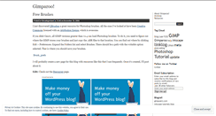 Desktop Screenshot of gimparoo.wordpress.com