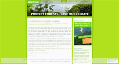 Desktop Screenshot of forest4climate.wordpress.com