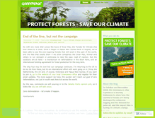 Tablet Screenshot of forest4climate.wordpress.com