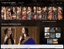 Tablet Screenshot of partywearsarees.wordpress.com