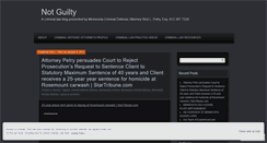 Desktop Screenshot of minnesotacriminalattorney.wordpress.com