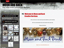 Tablet Screenshot of moonandbackbeads.wordpress.com