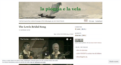 Desktop Screenshot of lapioggiaelavela.wordpress.com
