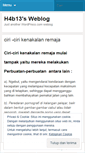 Mobile Screenshot of h4b13.wordpress.com