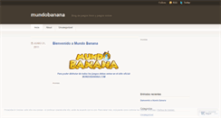 Desktop Screenshot of mundobanana.wordpress.com