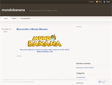 Tablet Screenshot of mundobanana.wordpress.com