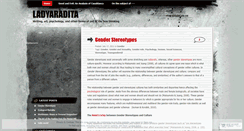 Desktop Screenshot of ladyaradita.wordpress.com