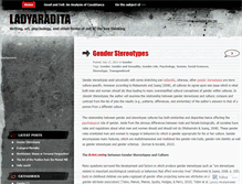Tablet Screenshot of ladyaradita.wordpress.com