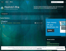Tablet Screenshot of dipaboto.wordpress.com