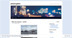 Desktop Screenshot of jamesngillan.wordpress.com