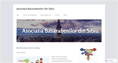 Desktop Screenshot of basarabenisibiu.wordpress.com