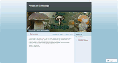 Desktop Screenshot of amigosdelamicologia.wordpress.com