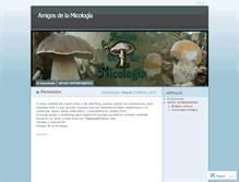 Tablet Screenshot of amigosdelamicologia.wordpress.com