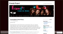 Desktop Screenshot of friendsproject.wordpress.com