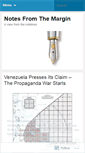 Mobile Screenshot of notesfromthemargin.wordpress.com