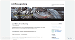 Desktop Screenshot of juallelesangkuriang.wordpress.com