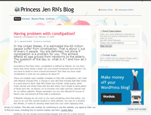 Tablet Screenshot of princessjenrn.wordpress.com