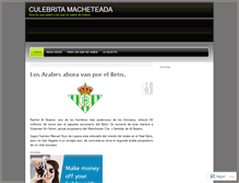 Tablet Screenshot of culebritamacheteada.wordpress.com