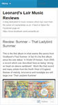 Mobile Screenshot of leonardslair.wordpress.com