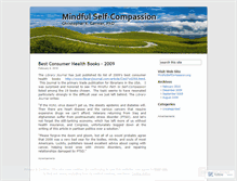 Tablet Screenshot of mindfulselfcompassion.wordpress.com