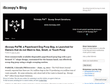 Tablet Screenshot of iscoopy.wordpress.com