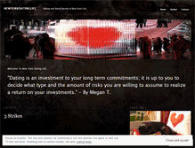 Tablet Screenshot of newyorkdatinglife.wordpress.com