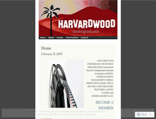 Tablet Screenshot of harvardwoodundergraduate.wordpress.com