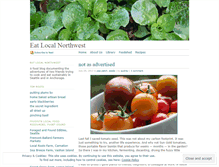 Tablet Screenshot of eatlocal.wordpress.com