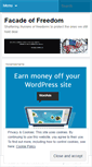 Mobile Screenshot of facadeoffreedom.wordpress.com