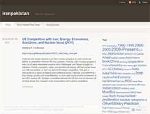 Tablet Screenshot of iranpakistan.wordpress.com