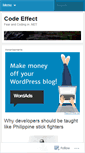 Mobile Screenshot of codeeffect.wordpress.com
