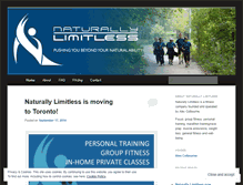 Tablet Screenshot of naturallylimitless.wordpress.com