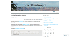 Desktop Screenshot of desertlandscapes.wordpress.com