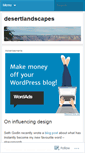 Mobile Screenshot of desertlandscapes.wordpress.com