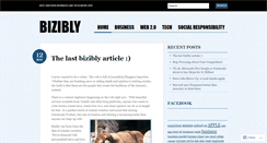 Desktop Screenshot of bizibly.wordpress.com