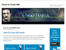 Tablet Screenshot of coasttocoast.wordpress.com