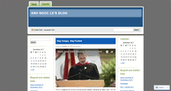 Desktop Screenshot of anhngoc.wordpress.com
