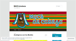 Desktop Screenshot of m4csdcabeza.wordpress.com