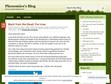 Tablet Screenshot of phenomics.wordpress.com