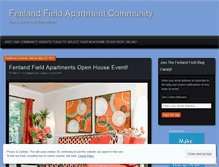 Tablet Screenshot of fenlandfield.wordpress.com