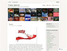 Tablet Screenshot of cableadicto.wordpress.com