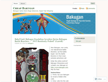 Tablet Screenshot of cheapbakugan.wordpress.com