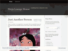 Tablet Screenshot of ninjaloungehouse.wordpress.com