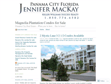 Tablet Screenshot of magnoliaplantationcondos.wordpress.com