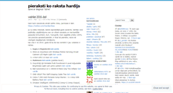 Desktop Screenshot of hardijs.wordpress.com